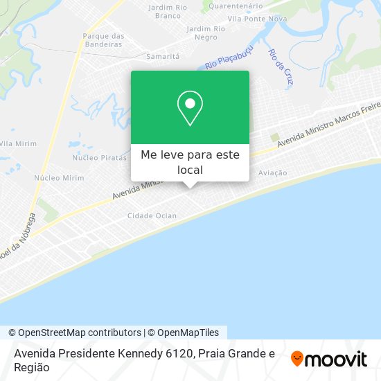 Avenida Presidente Kennedy 6120 mapa