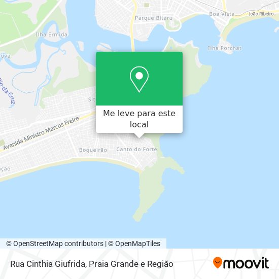 Rua Cinthia Giufrida mapa