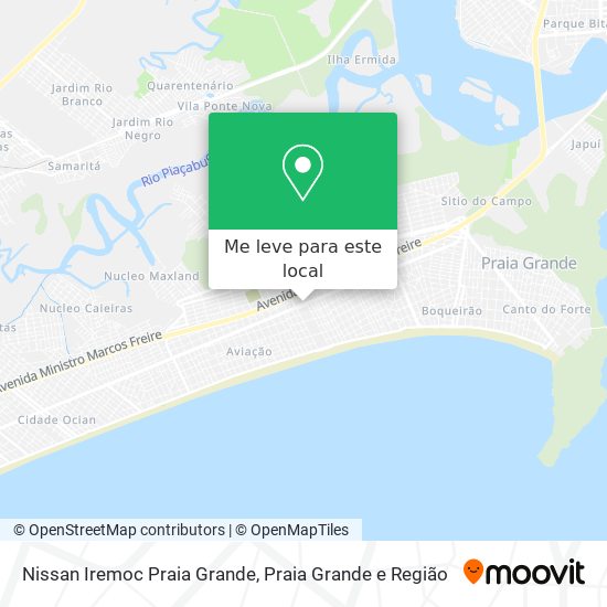 Nissan Iremoc Praia Grande mapa