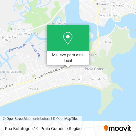 Rua Botafogo 419 mapa
