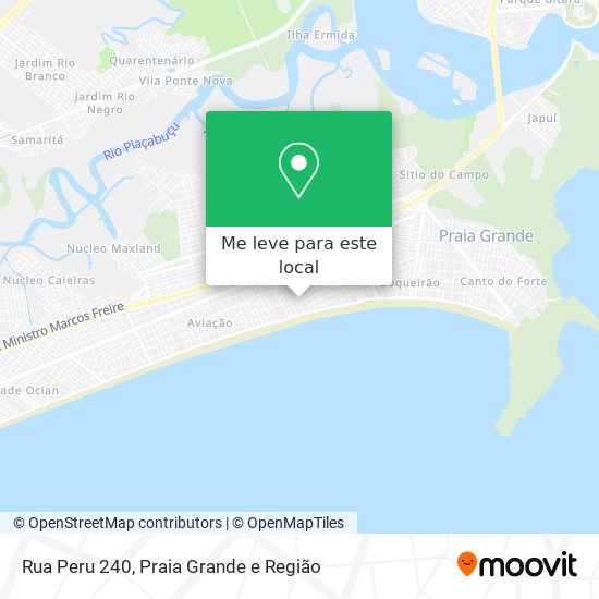 Rua Peru 240 mapa