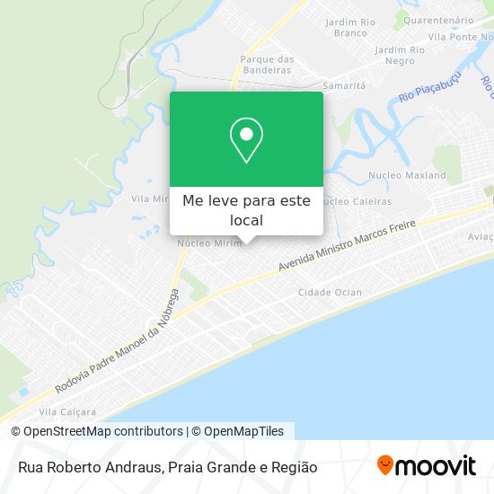 Rua Roberto Andraus mapa
