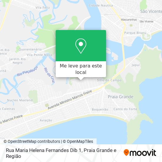 Rua Maria Helena Fernandes Dib 1 mapa