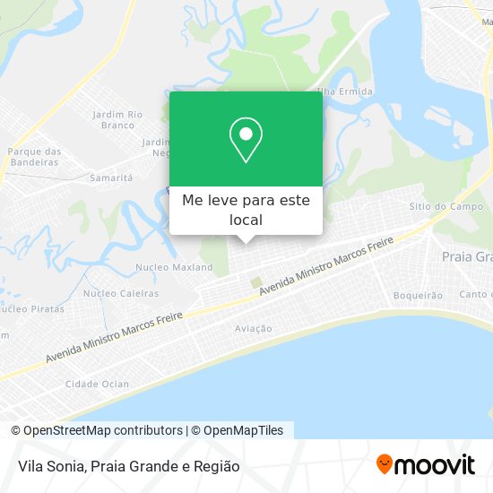 Vila Sonia mapa