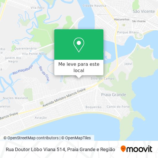 Rua Doutor Lôbo Viana 514 mapa