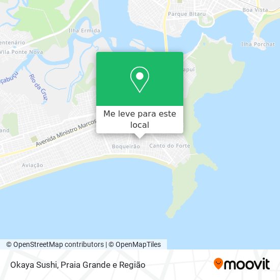 Okaya Sushi mapa