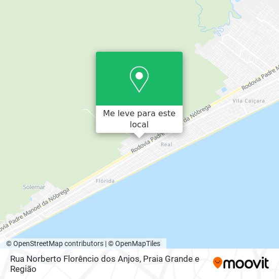 Rua Norberto Florêncio dos Anjos mapa