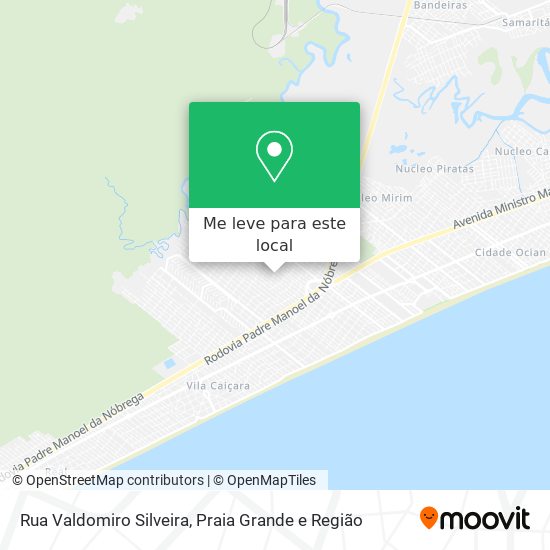 Rua Valdomiro Silveira mapa