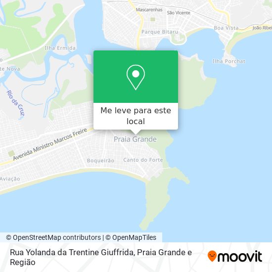 Rua Yolanda da Trentine Giuffrida mapa