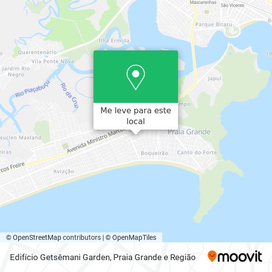 Edifício Getsêmani Garden mapa
