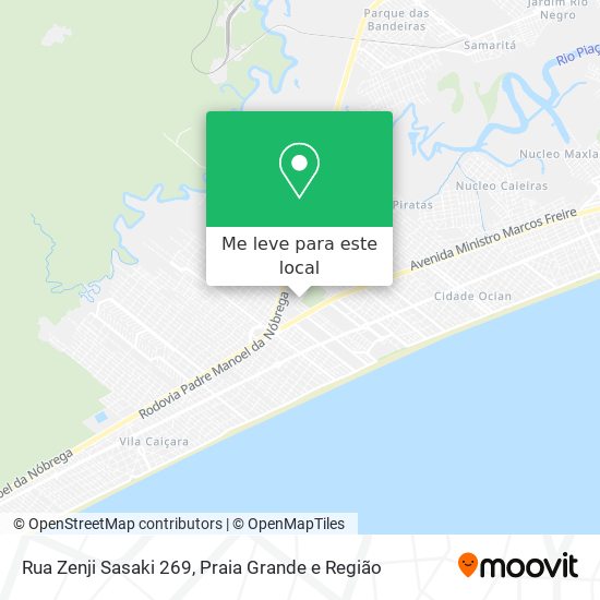 Rua Zenji Sasaki 269 mapa