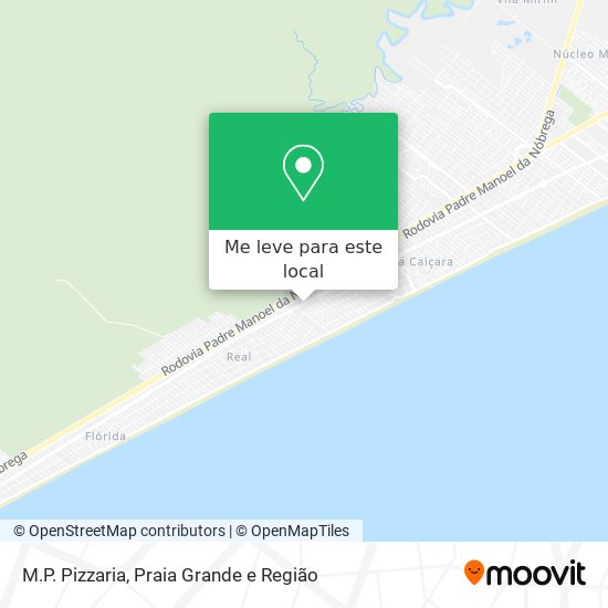 M.P. Pizzaria mapa