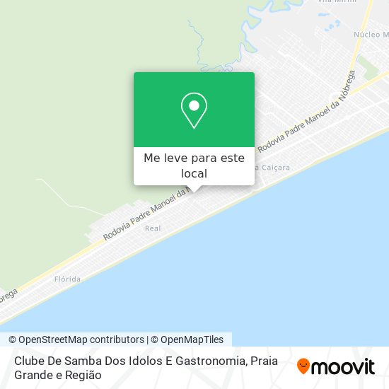 Clube De Samba Dos Idolos E Gastronomia mapa