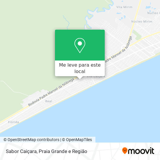 Sabor Caiçara mapa