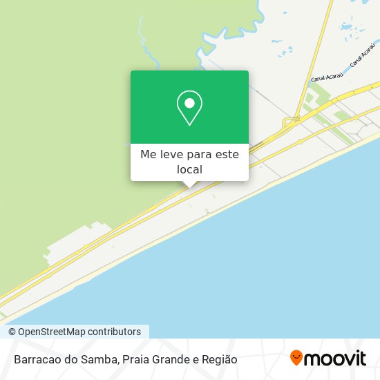 Barracao do Samba mapa