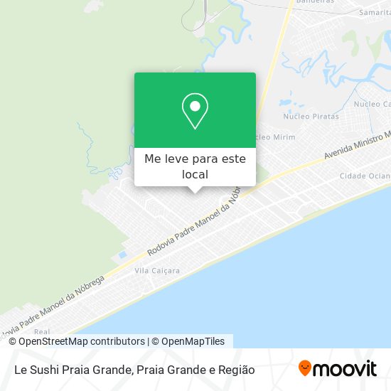 Le Sushi Praia Grande mapa