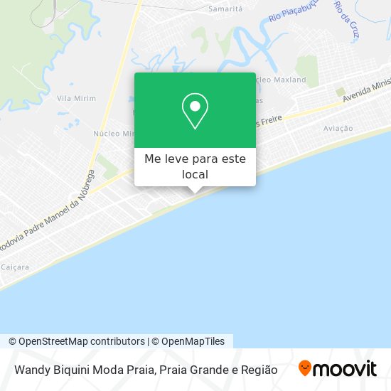 Wandy Biquini Moda Praia mapa