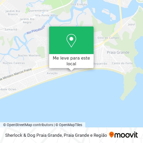 Sherlock & Dog Praia Grande mapa