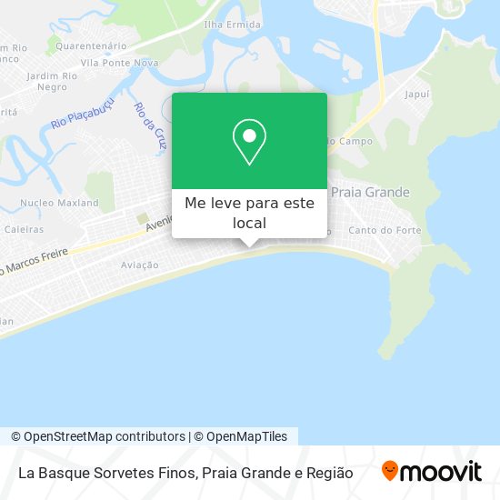 La Basque Sorvetes Finos mapa