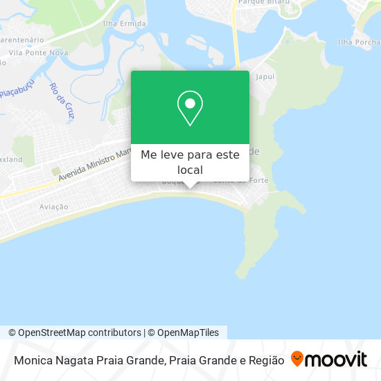 Monica Nagata Praia Grande mapa