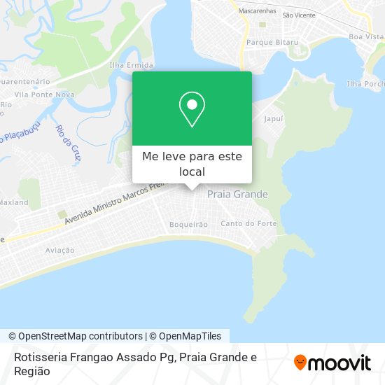 Rotisseria Frangao Assado Pg mapa