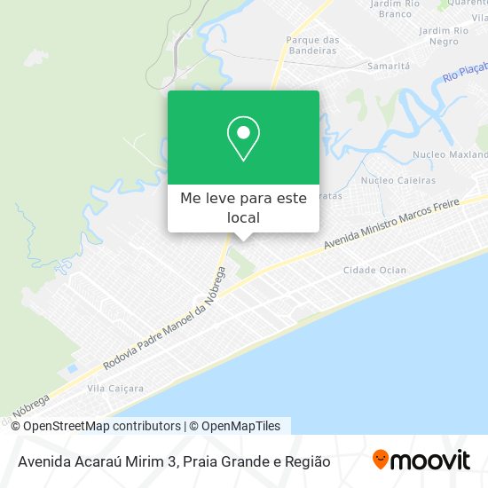 Avenida Acaraú Mirim 3 mapa