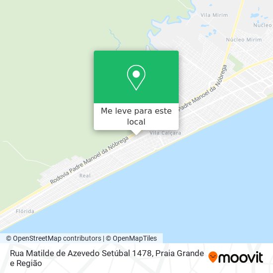 Rua Matilde de Azevedo Setúbal 1478 mapa