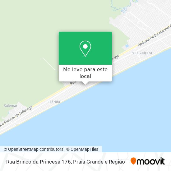Rua Brinco da Princesa 176 mapa