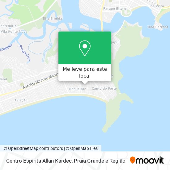 Centro Espírita Allan Kardec mapa