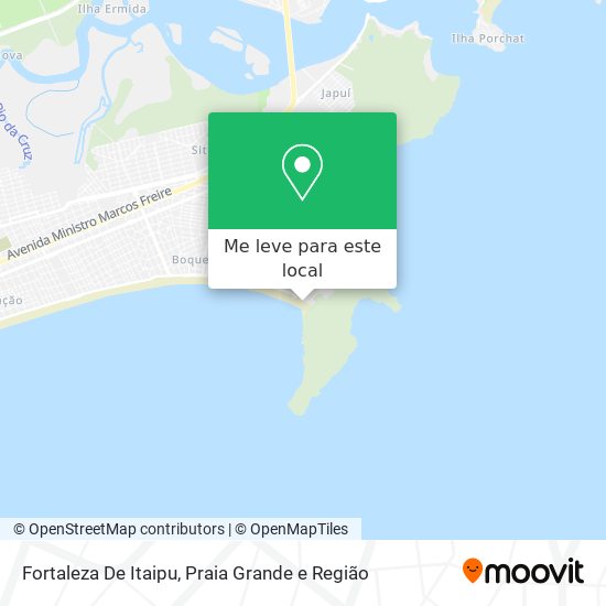 Fortaleza De Itaipu mapa