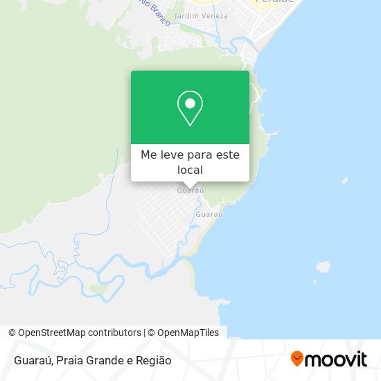 Guaraú mapa