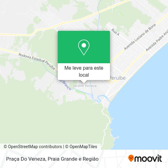 Praça Do Veneza mapa