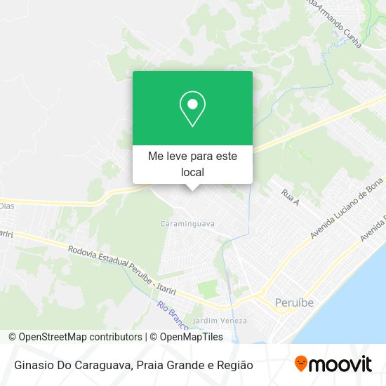Ginasio Do Caraguava mapa