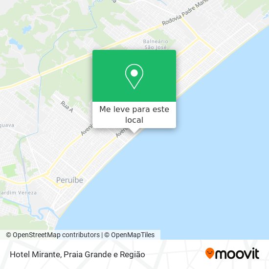 Hotel Mirante mapa