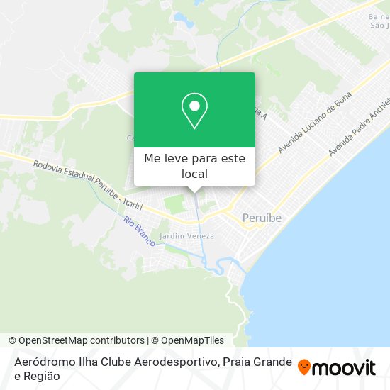 Aeródromo Ilha Clube Aerodesportivo mapa