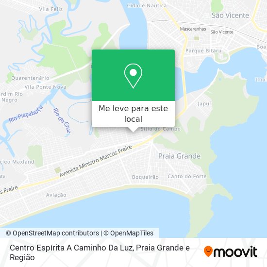 Centro Espírita A Caminho Da Luz mapa