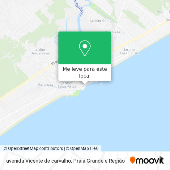 avenida Vicente de carvalho mapa