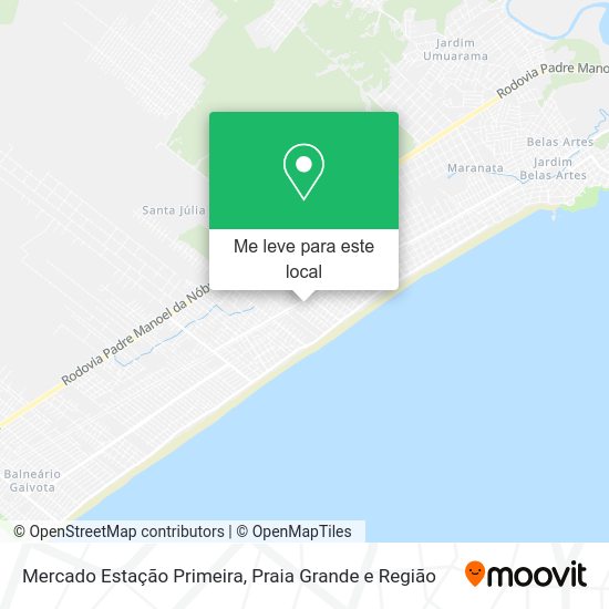 Mercado Estação Primeira mapa