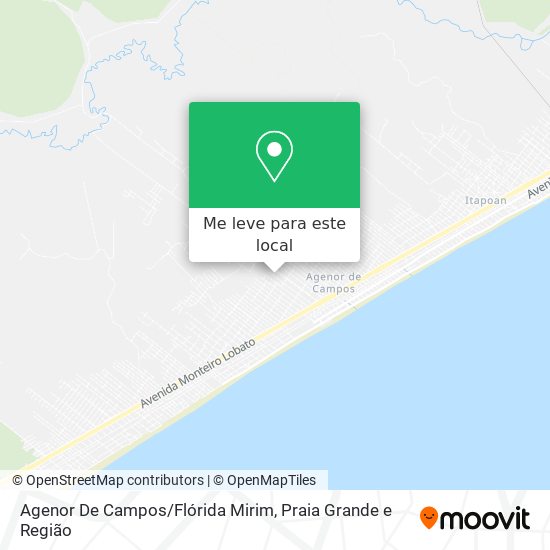 Agenor De Campos/Flórida Mirim mapa