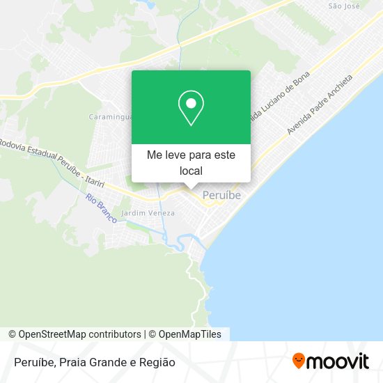 Peruíbe mapa