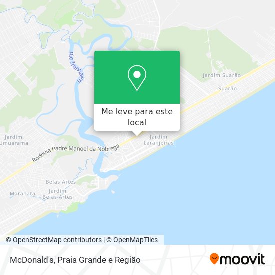 McDonald's mapa