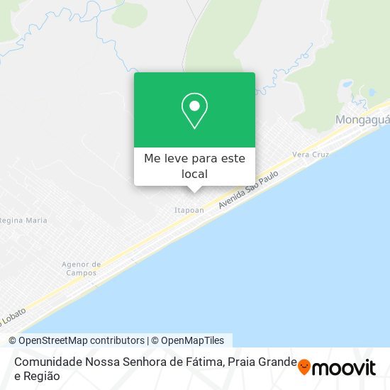 Comunidade Nossa Senhora de Fátima mapa