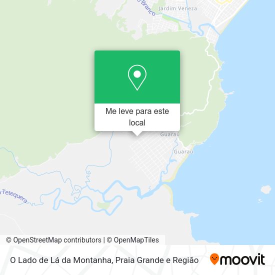 O Lado de Lá da Montanha mapa