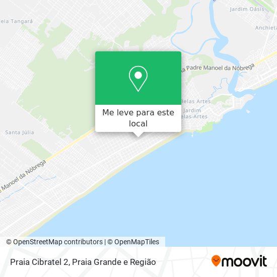 Praia Cibratel 2 mapa