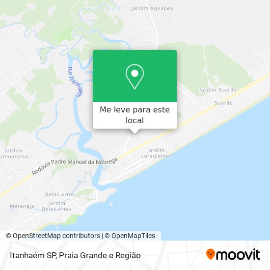Itanhaém SP mapa