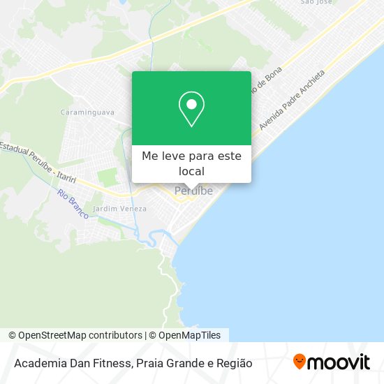 Academia Dan Fitness mapa