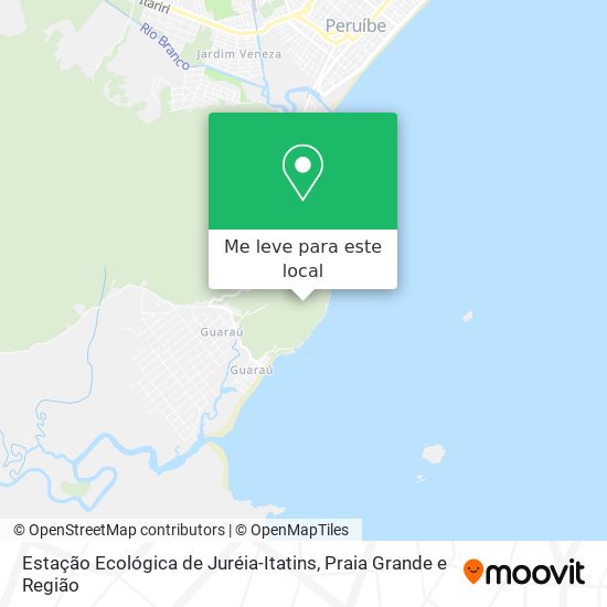 Estação Ecológica de Juréia-Itatins mapa