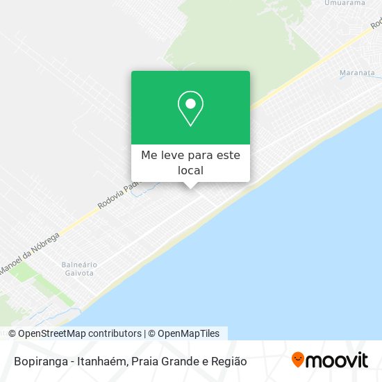 Bopiranga - Itanhaém mapa