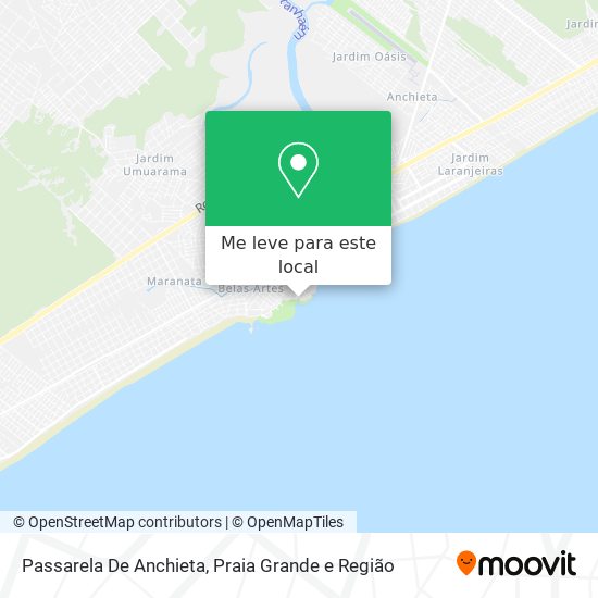 Passarela De Anchieta mapa