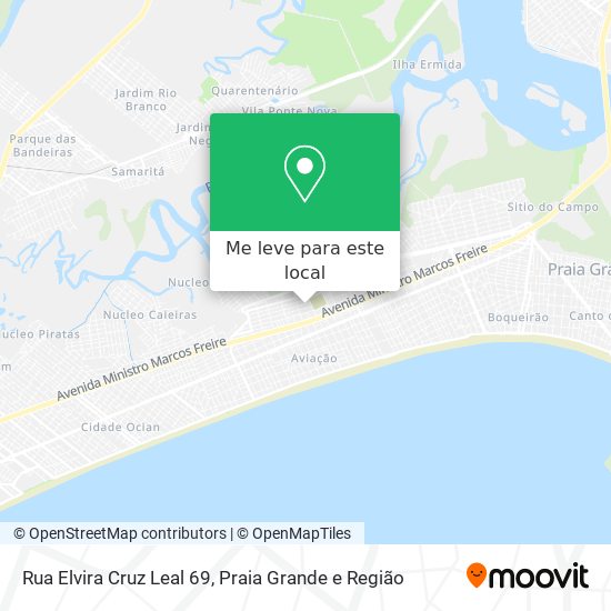 Rua Elvira Cruz Leal 69 mapa